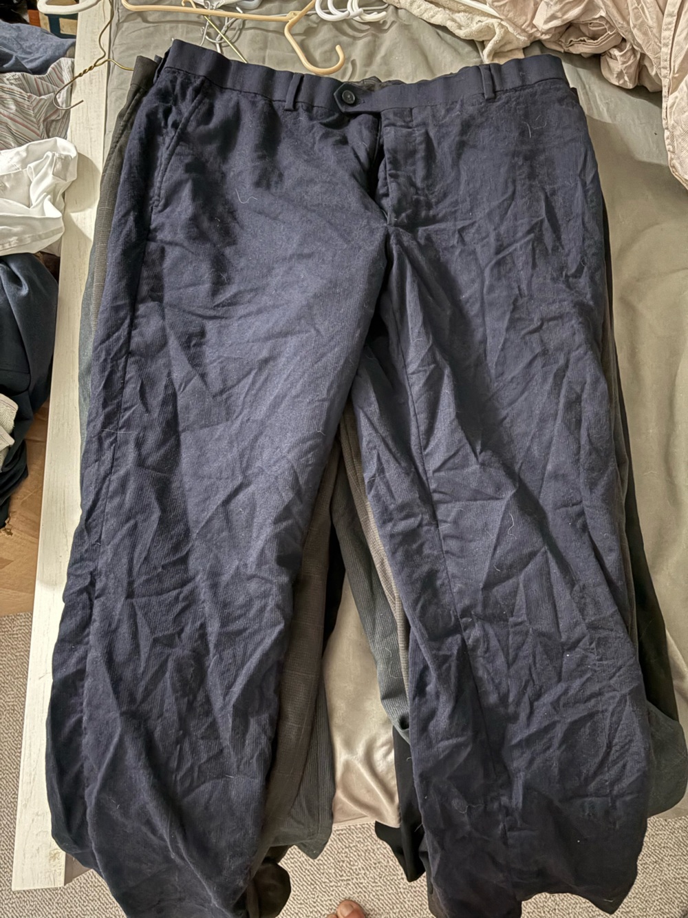 Kenneth Cole Men's Navy Dress Pants